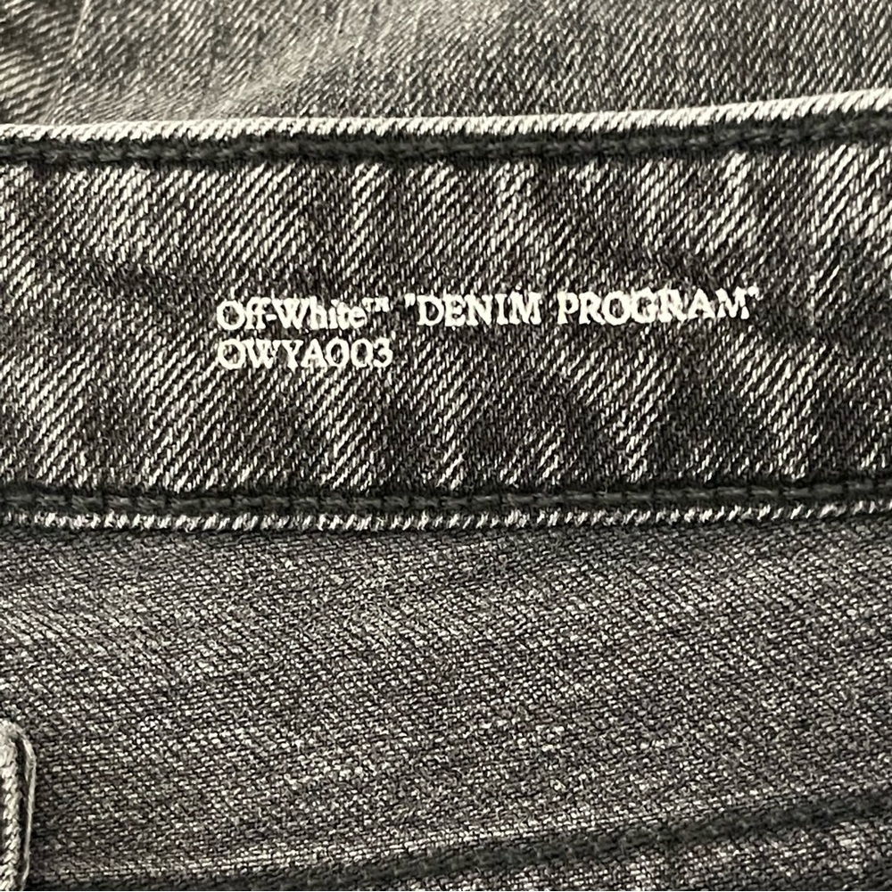 Off-White Women’s Skinny Denim Jeans Grey - Size - 27 $625 - Picture 10 of 13